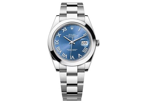 azzurro blue dial rolex|Rolex datejust 126300 41mm.